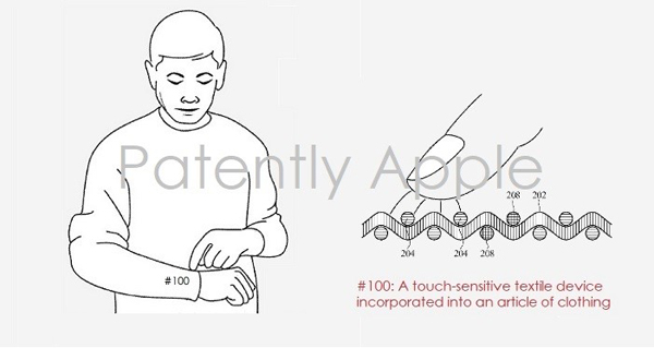 苹果公司3项智能织物专利公布，或将用于电子产品和可穿戴设备