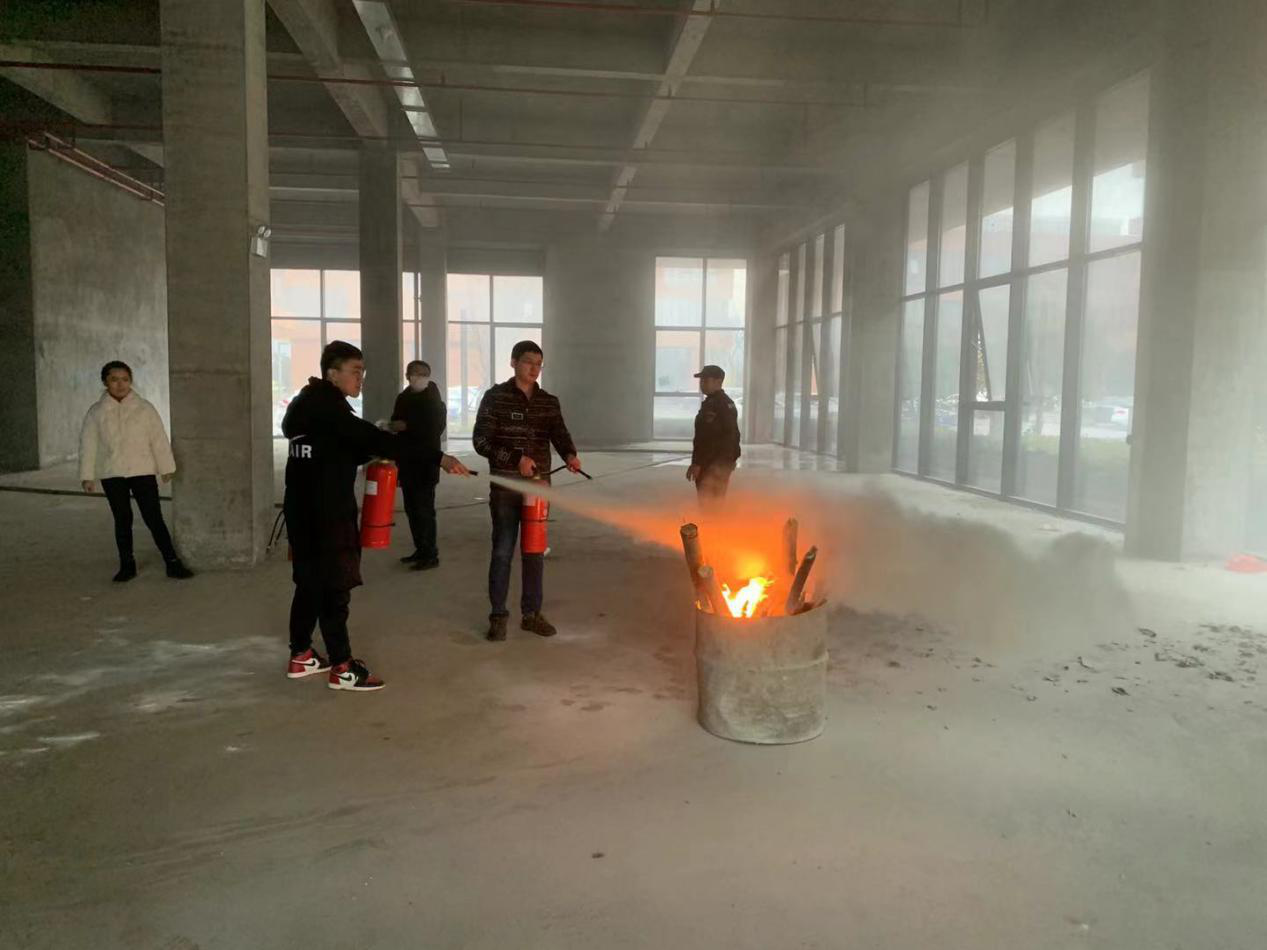 米兰手机在线登录2021年上半年度消防安全应急演练